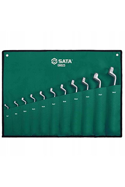 SATA Set de chei inelare îndoite 6-32mm 11 bucăți CrV st08023