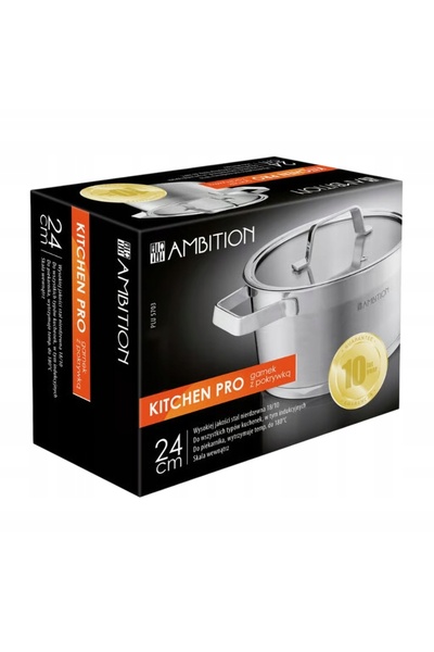 NO BRAND Oală tradițională Ambition Silvar 5,9 l