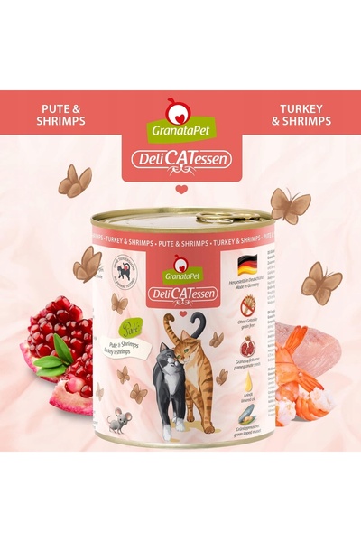 NO BRAND GranataPet DeliCatessen hrană umedă pentru pisici, curcan și creveți...