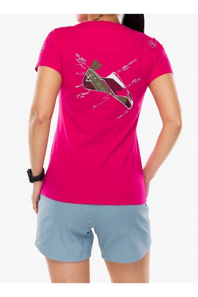La Sportiva Tricou de alpinism pentru femei Mantra - azalea/crăpătură S