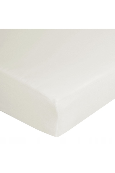NO BRAND Cearșaf cu elastic din jersey D91, 140 x 200 cm, înălțime 30 cm, crem