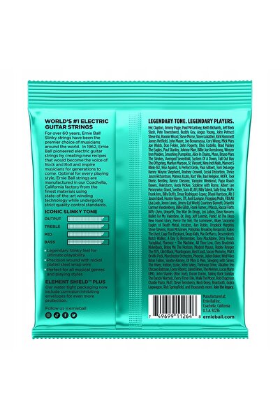NO BRAND Corzi pentru chitară electrică Ernie Ball 3626 12-56 Not Even Nickel...