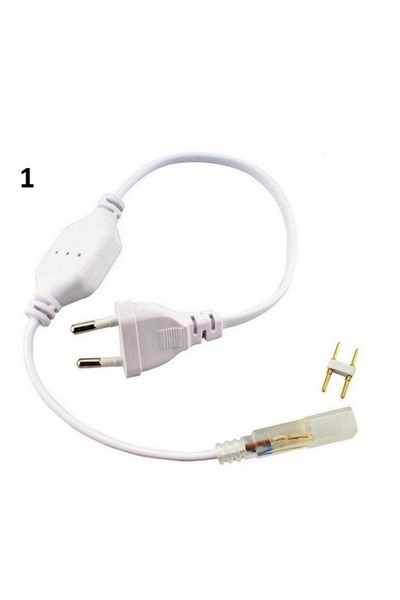 NO BRAND 5630 Bandă LED 230V 120 LED-uri pe 1m. SET 10m cald