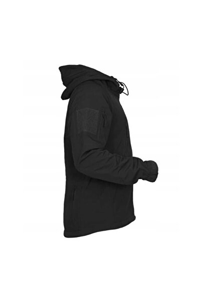 NO BRAND Jachetă softshell bărbați Texar Falcon cu glugă tactică neagră L