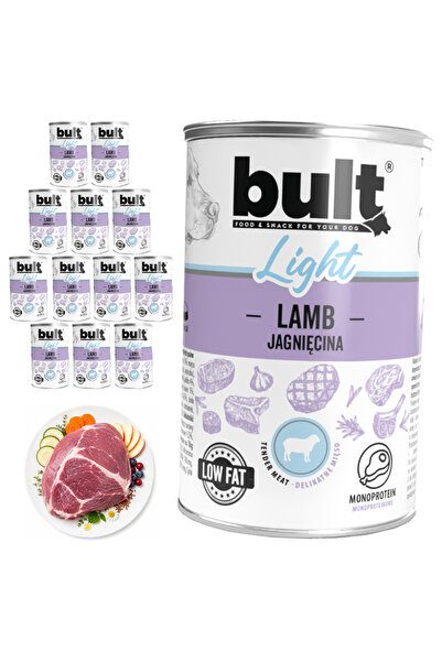 Bult Hrană umedă completă pentru câini LIGHT, miel, conservă 12x400g