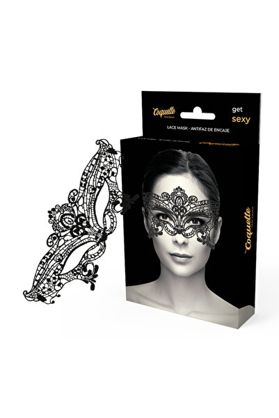 COQUETTE CHIC DESIRE Δαντελένια μάσκα μαύρη