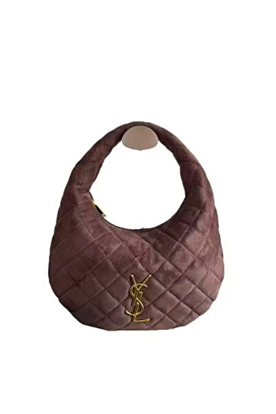 Yves Saint Laurent YSL ICARINO in quilted suede hobo Shoulder bag 25 x 25 cm