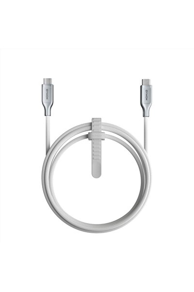 Nomad Cablu USB-C la USB-C din Kevlar, 240W, 1.5m, Alb
