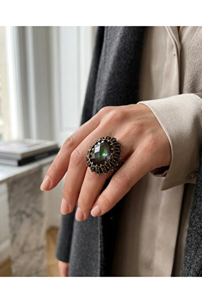 Dorvina Bronze Women's Ring Authentic Copper Jewelry Margazite Color Changing...