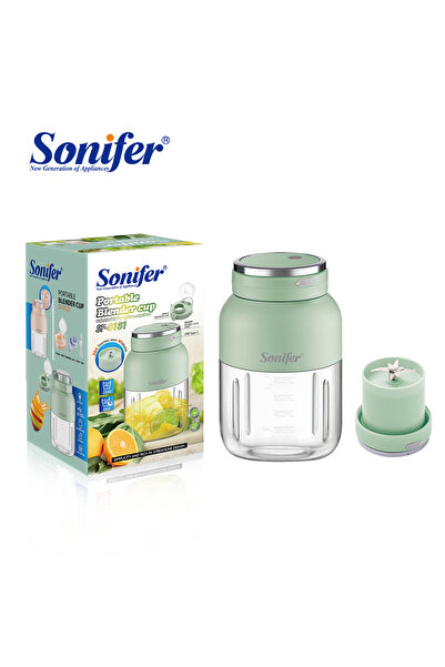 Sonifer خلاط محمول 80 واط قابل لإعادة الشحن - ضمان لمدة عامين SF-8131