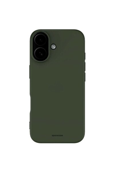 spacecase Θήκη iPhone 17 Silicone Case Σιλικόνης - Dark Green