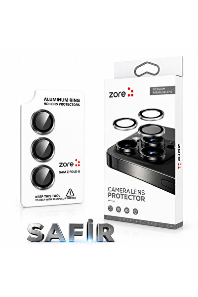 Alan Tech Galaxy Z Fold 8 Cl-12 Premium Sapphire Camera Lens Protector – Anti...
