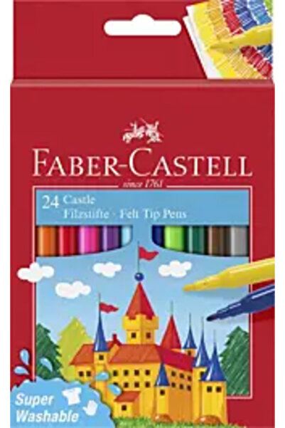 Faber Castell Set de 24 markere Faber-Castell 2021, multicolor