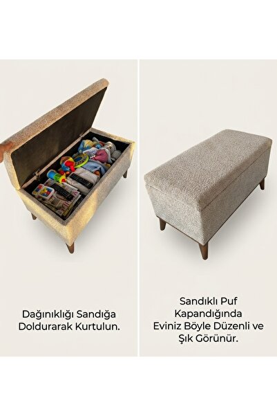 Genel Markalar Kalın Tabanlı Sandıklı Puf