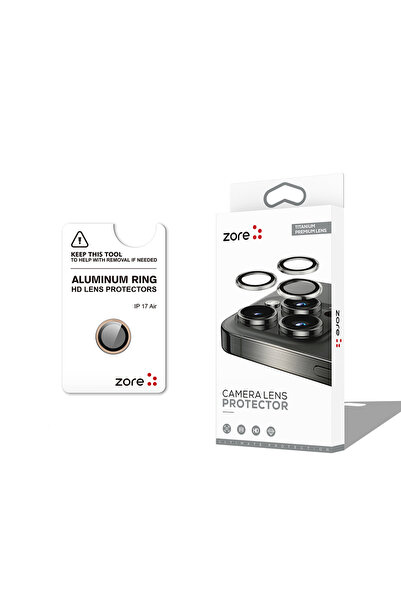 Alan Tech iPhone 17 Air Camera Lens Protector Sapphire Non-Distorting Image Q...