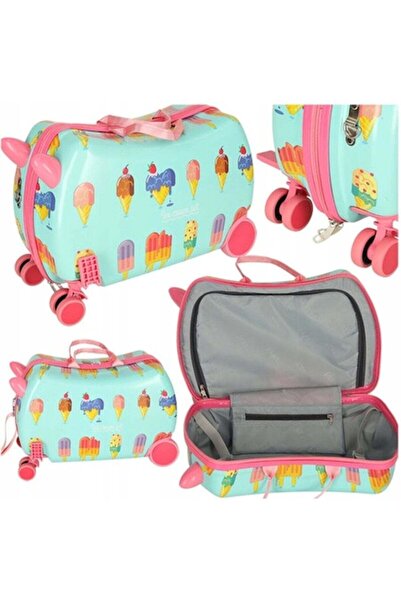 OEM Troler 40x30x20cm pentru copii JIJU ®   cu design de înghețată, 2 compart...