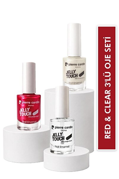 Pierre Cardin Red & Clear 3'LÜ OJE SETİ
