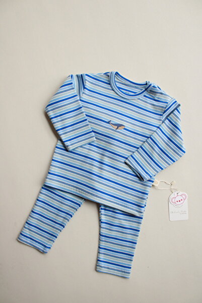 OhlalaKoala Whale Embroidered Double Set