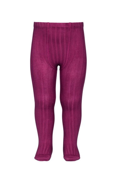 OEM Colanți copii din bumbac reiat Ysabel Mora 56982, Violet, 18M