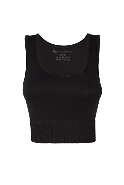 Formactive Women's Thick Strap Seamless Sports Bustier Crop Tank Top - 1910