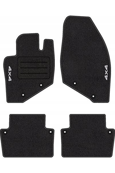 NO BRAND DYWANIKI CU HAFTEM 4X4 PENTRU VOLVO S60 I (2000 - 2009) LUX COMPLET