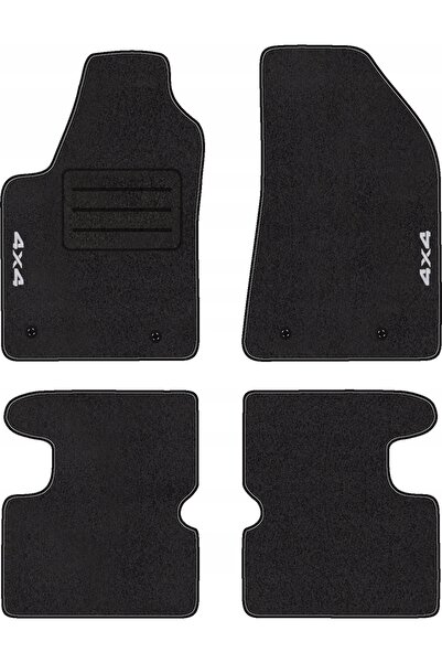 NO BRAND COVORAȘE CU BRODERIE 4X4 PENTRU FIAT BRAVO II (2006 - 2014) SET LUX