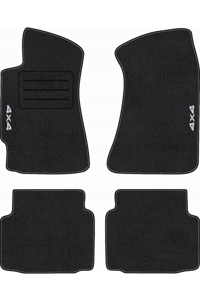 NO BRAND Covorașe auto cu logo 4x4 pentru Subaru Forester II (2002 - 2008) se...