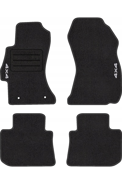 NO BRAND Covorașe auto cu logo 4x4 pentru Subaru Levorg (2014 - 2020) Set com...