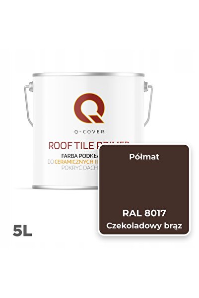NO BRAND Vopsea grund pentru acoperiș ceramic, bronz ciocolatiu RAL 8017, mat...