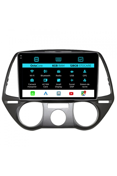 NavStore Ειδικό Σύστημα Πλοήγησης για Hyundai I20 (2008 - 2012), 9 ιντσών, 6G...