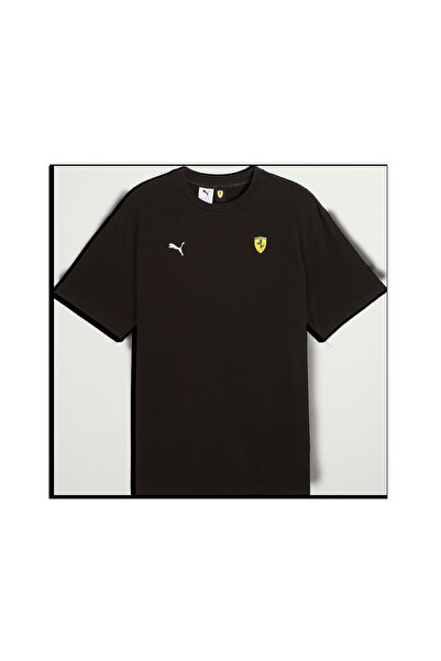 Puma Ferrari Car Graphic Tee 2 Erkek Siyah T-Shirt & Polo