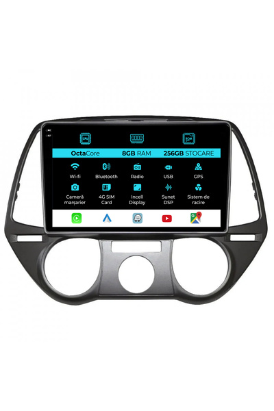 NavStore Ειδικό Σύστημα Πλοήγησης για Hyundai I20 (2008 - 2012), 9 ιντσών, 8G...