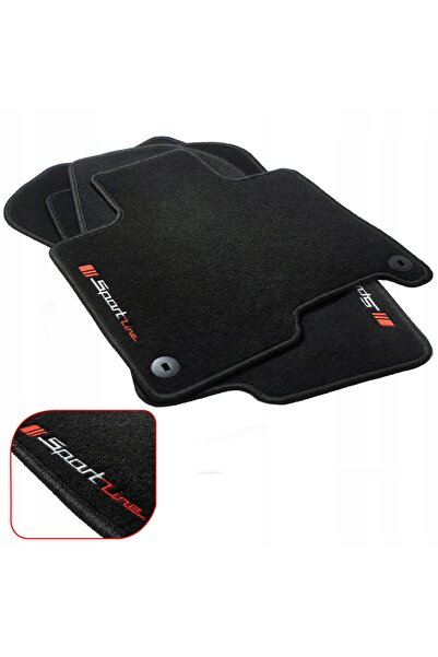 NO BRAND Covoare auto din velur cu broderie pentru KIA CEED II 2012-2018