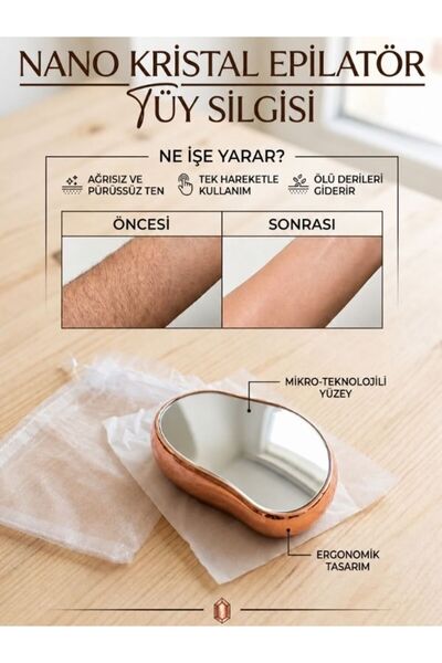 GÜMRÜK BEY Crystal Eraser Nano Crystal Hair Eraser – Ανώδυνη συσκευή αποτρίχωσης