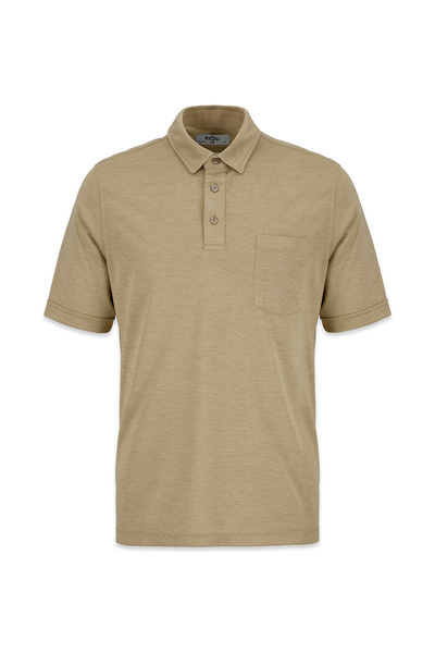 Kiğılı Polo Collar Regular Fit Pocket T-Shirt