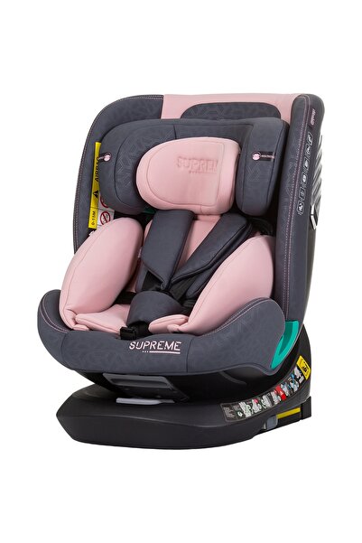 Chipolino Scaun auto Supreme I-Size 40-150 cm cu sistem Isofix flamingo