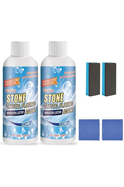 Generic Brand Stone Crystal Plating Agent and Stain Remover, 2 Pcs Quartz Til...