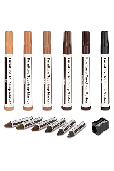 Generic Brand MARKQ Furniture Repair Kit Wood Markers Multicolor | 6 Wooden M...
