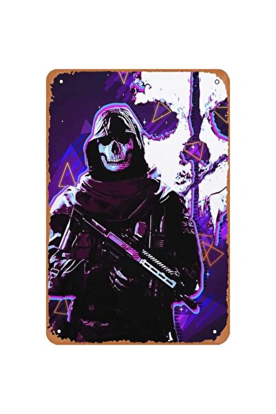Generic Brand Clilsiatm Vintage Game Tin Sign,Call of Duty Modern Warfare 2 G...