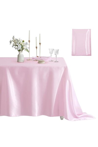 Generic 1 Pack Square Tablecloth Stain Resistant Wrinkle Free Silkly Soft Tab...