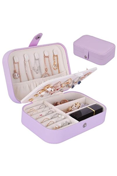 Generic Brand jiemei Jewelry Box, Travel Jewelry Organizer Cases with Doubel ...