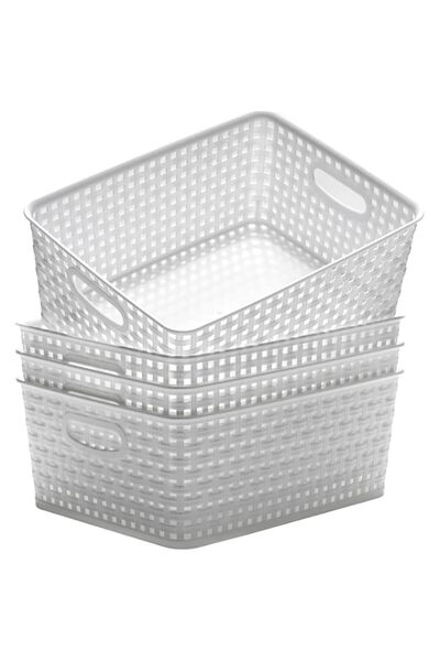 Generic Plastic Storage Baskets, Small Pantry Organizer Bins for Organizing, ...