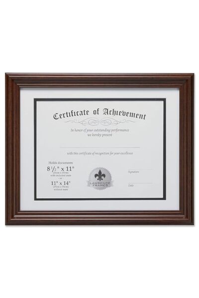Generic Brand Lawrence Frames Dual Use 11 By 14-Inch Certificate Picture Fram...