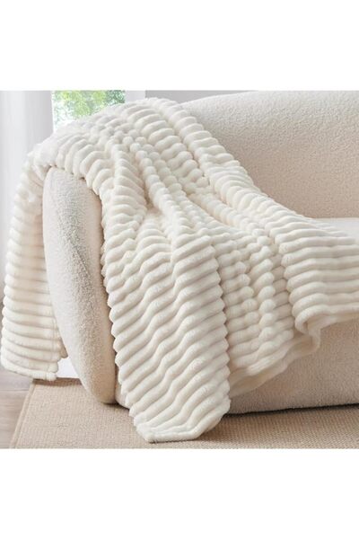 Generic Fleece Throw Blanket for Couch Sofa or Bed Throw Size, Soft Fuzzy Plu...