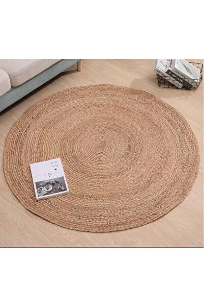 Generic Brand MTZ Makeup Toy Hand Woven Farmhouse Jute Area Rug Carpet Jute C...