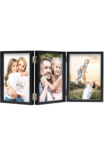 Generic Brand 3 Picture Frame Collage Photo Frames, HD Glass Stands Verticall...