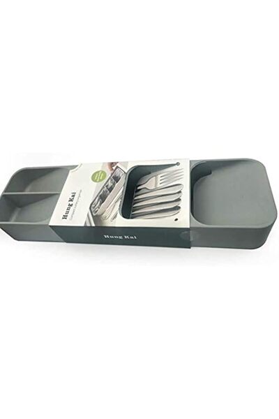 Generic Plastic Drawer Cutlery Organizer Tray Kitchen Storage Holder Rack For...
