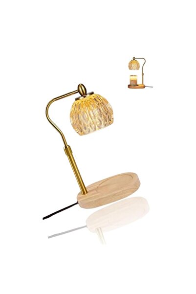 Generic Brand Adjustable Candle Warmer Lamp with Timer & Dimmer - Elegant Hom...