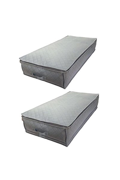 Generic Under Bed Storage Fabric Bag, Zipper Lid, Storage Basket Box for duve...