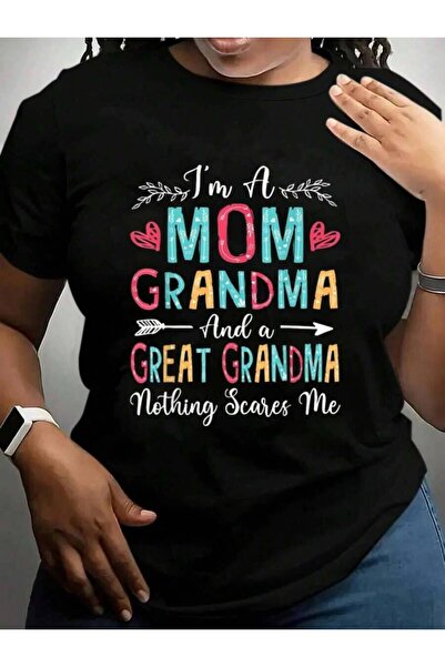 kai22 I'A Mom And A Great Grandma Nothing Scares Me Cruise Vacation Trip Blac...